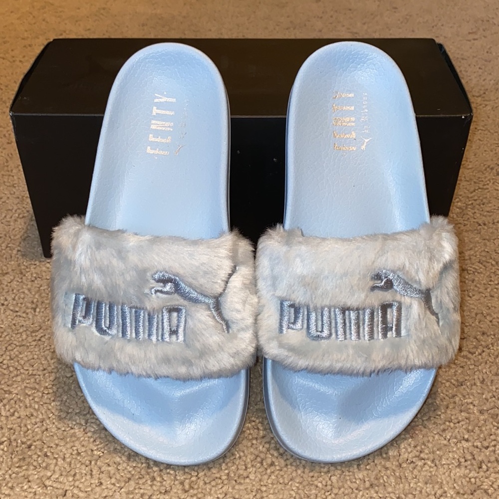 FENTY FUR SLIDES